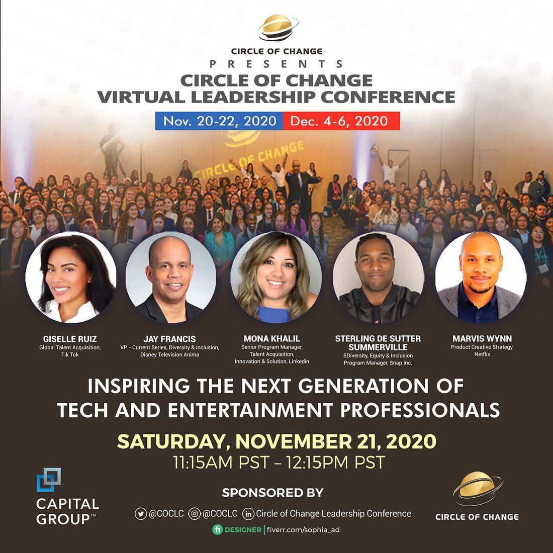 Circle of Change | Youth Leadership Conference in Los Angeles, CA | November 21, 2020