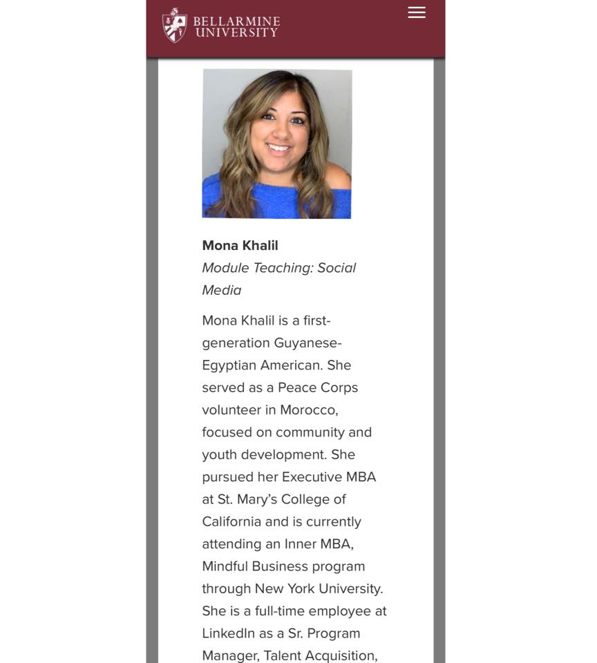 Bellarmine University Rubel School of Business Lead Instructor | June 2021