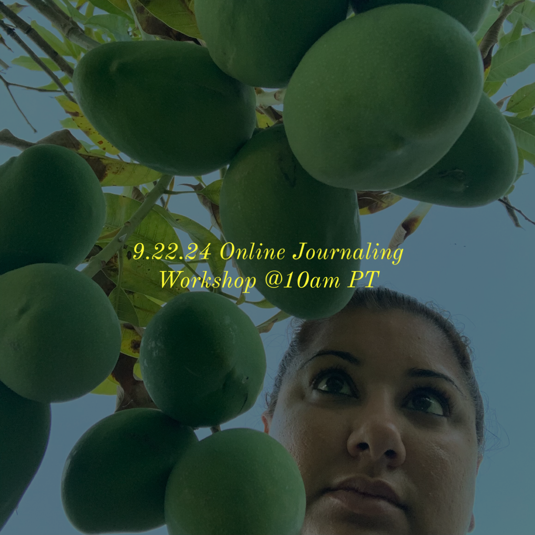 9.22.24 Online Journaling Workshop with Mona Khalil